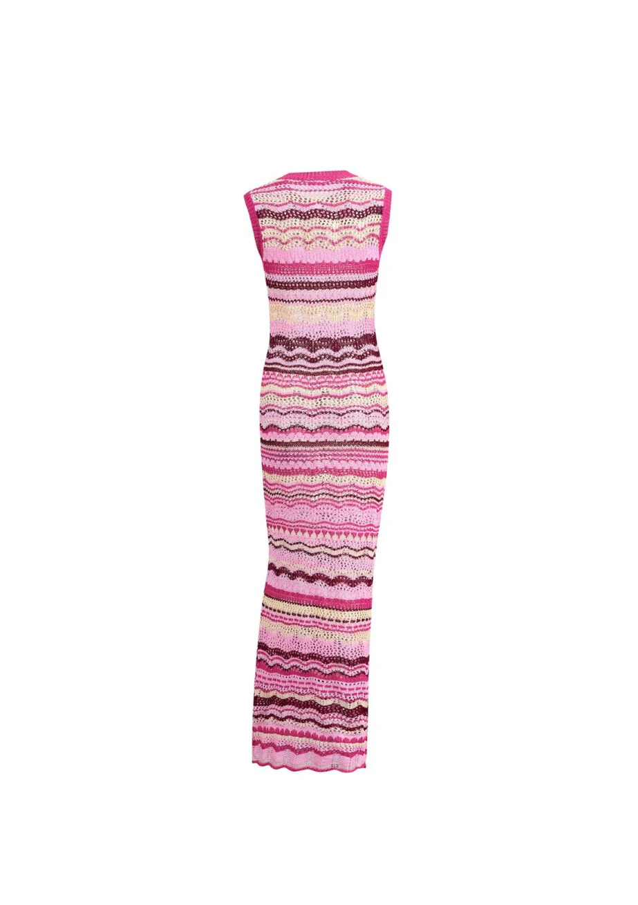 Berry Walking On Sunshine Maxi Dress - Image 8