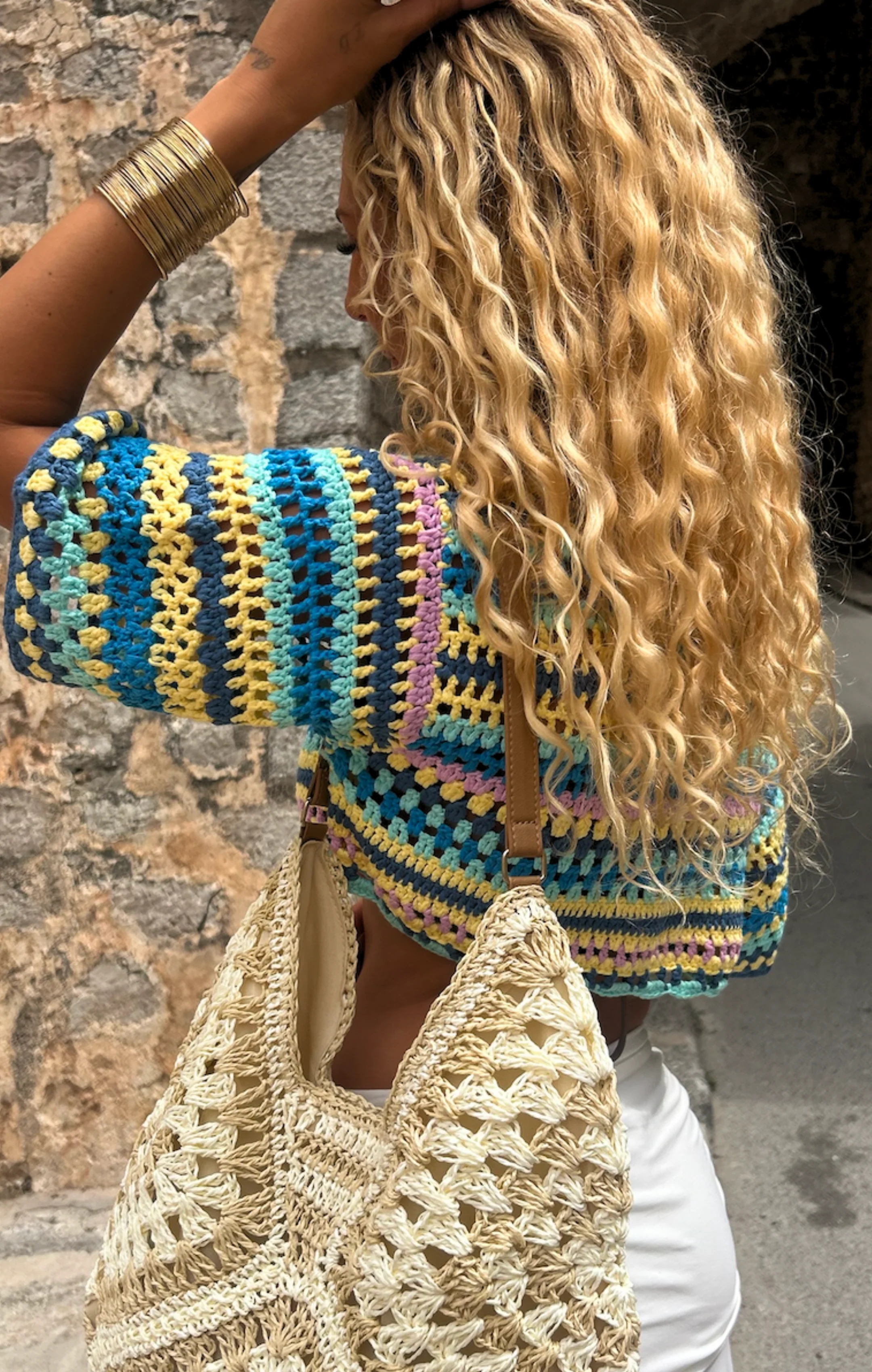 Cabana Crochet Crop Top - Image 6