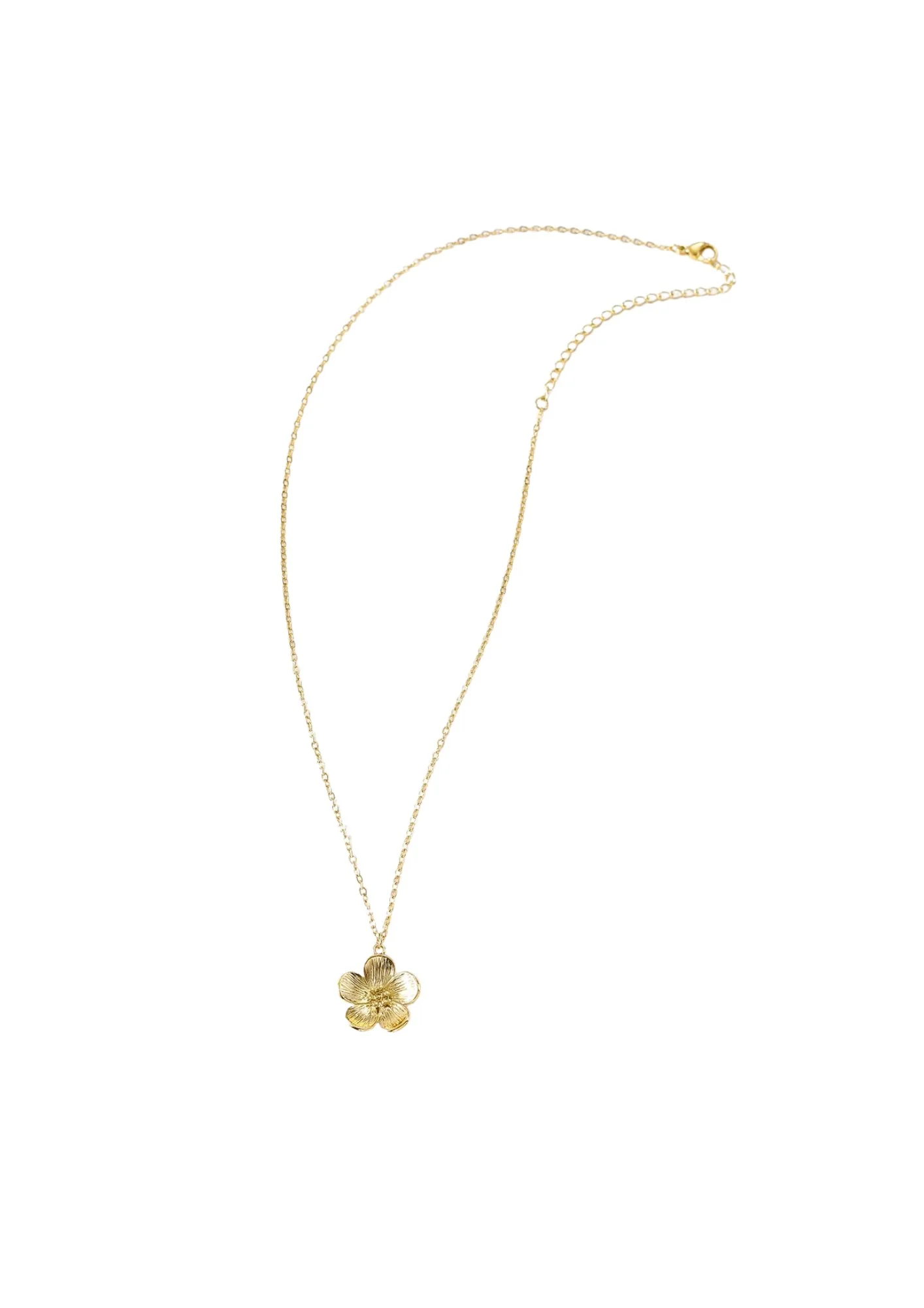 Pansy Petal Gold Necklace - Image 3