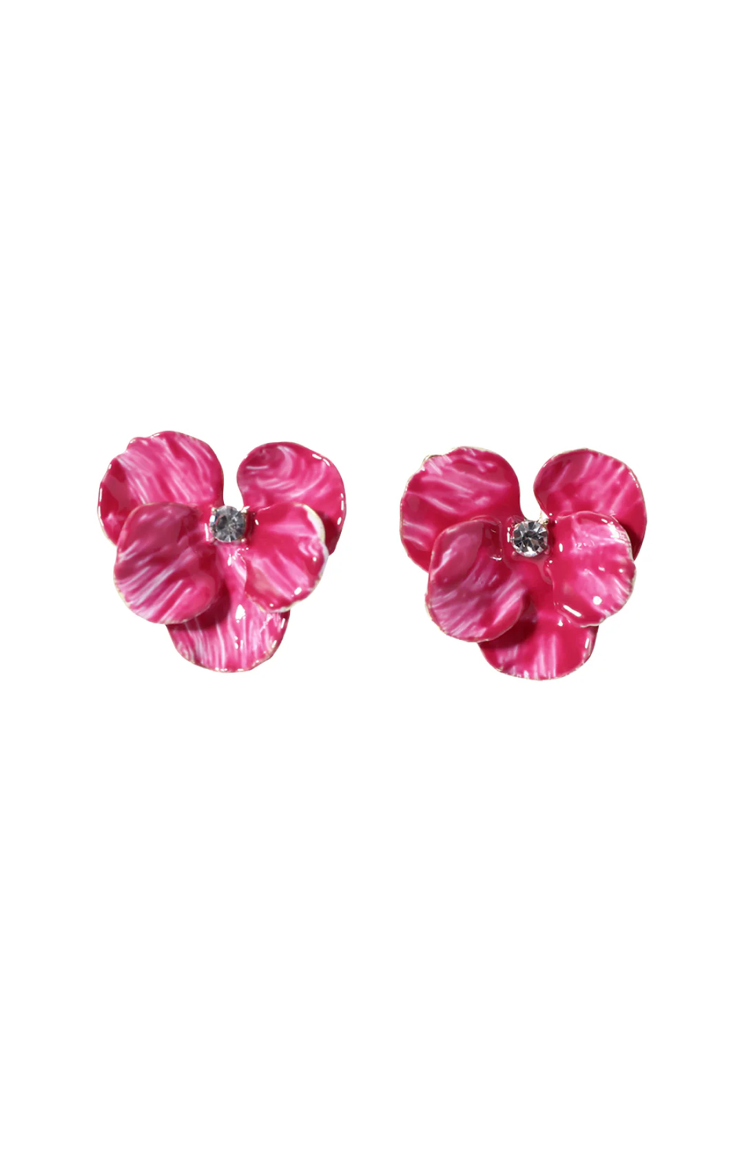 Pink Hibiscus Hues Earrings