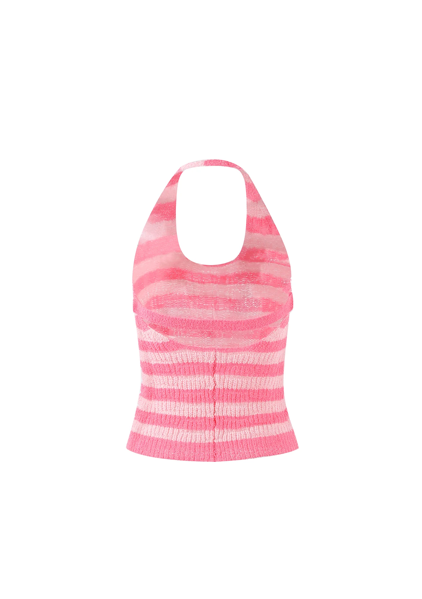 Pink Striped Halter Top - Image 10